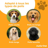 Brosse Sublim’Poils Activ'Pet
