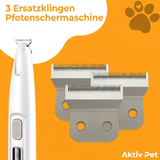 3 Ersatzklingen für Fußrasierer